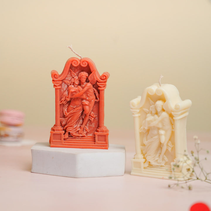 Handmade Greek Sculpture Theme Soy Wax Candle