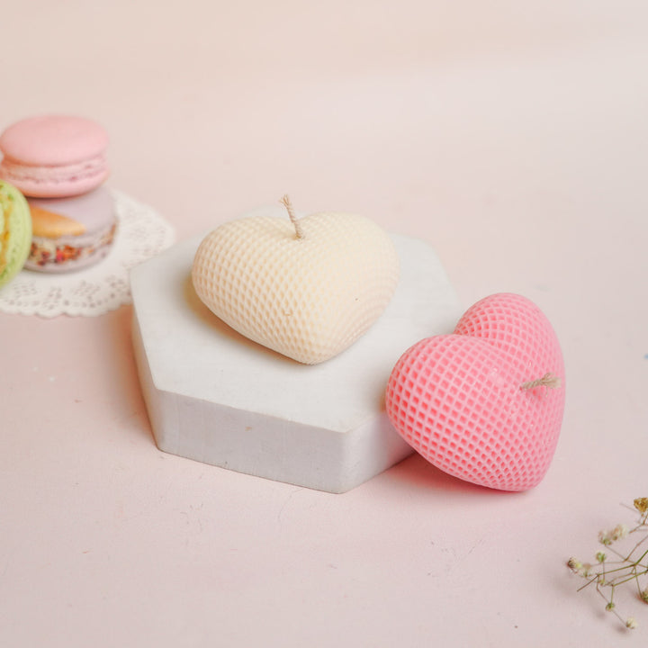 Handmade Cute Heart Shaped Soy Wax Candle