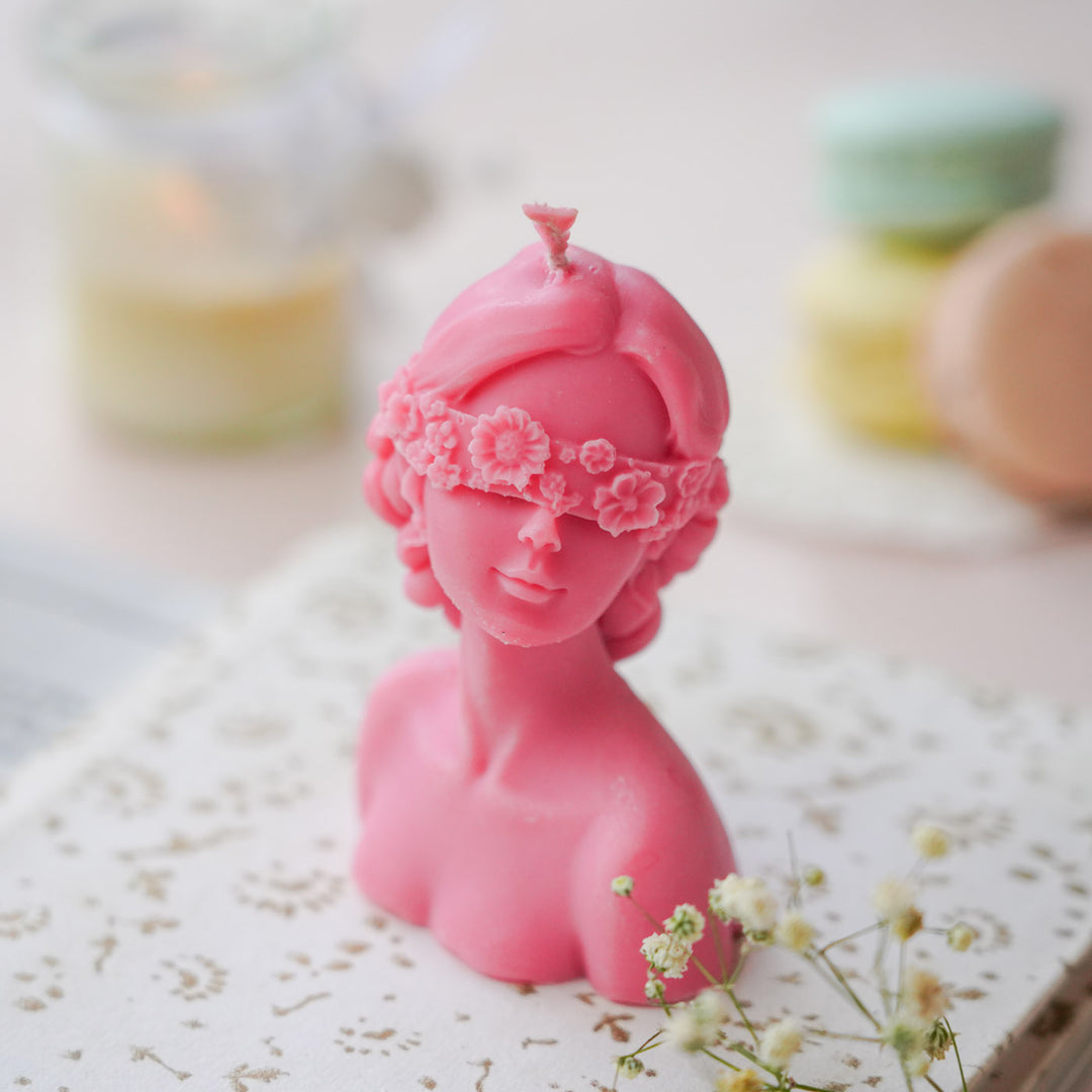 Handmade Blind Lady Theme Soy Wax Candle