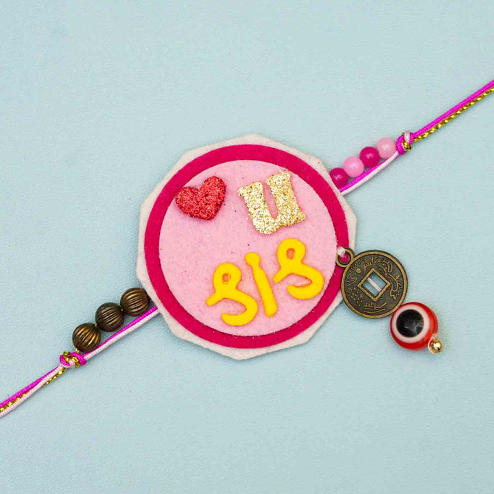 Personalized Handmade Princess Theme Felt Kids Rakhi & Sling Bag Combo For Sisters | Set of 2