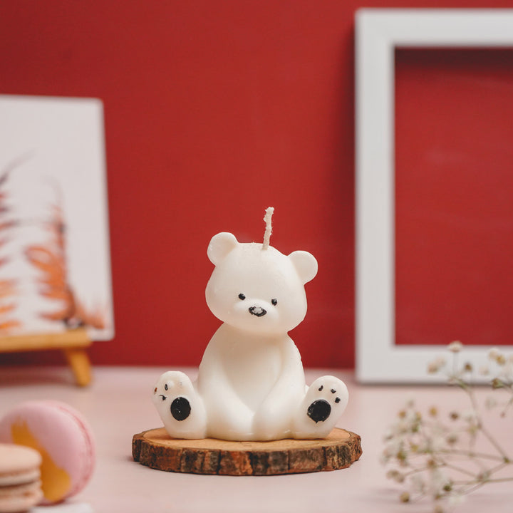 Handmade Teddy Bear Shaped Soy Wax Scented Candle