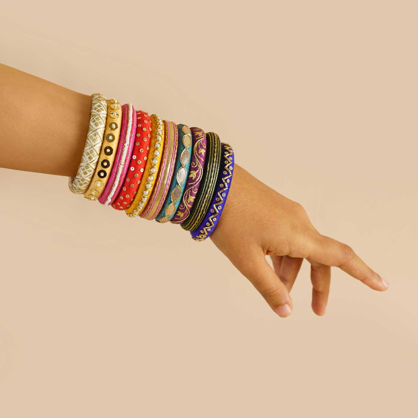 Zardosi hot sale bangles online