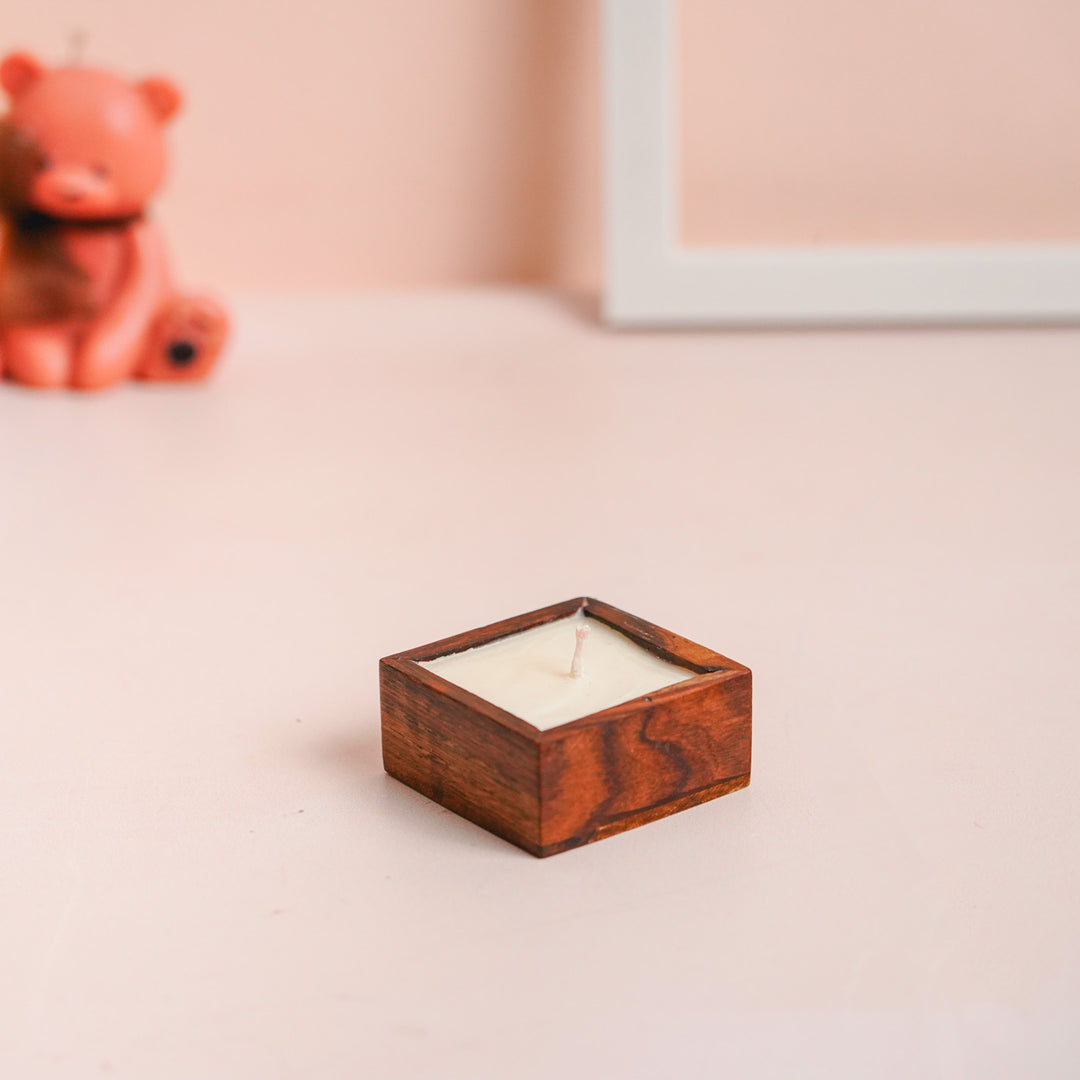 Handmade Square Shaped Soy Wax Candle