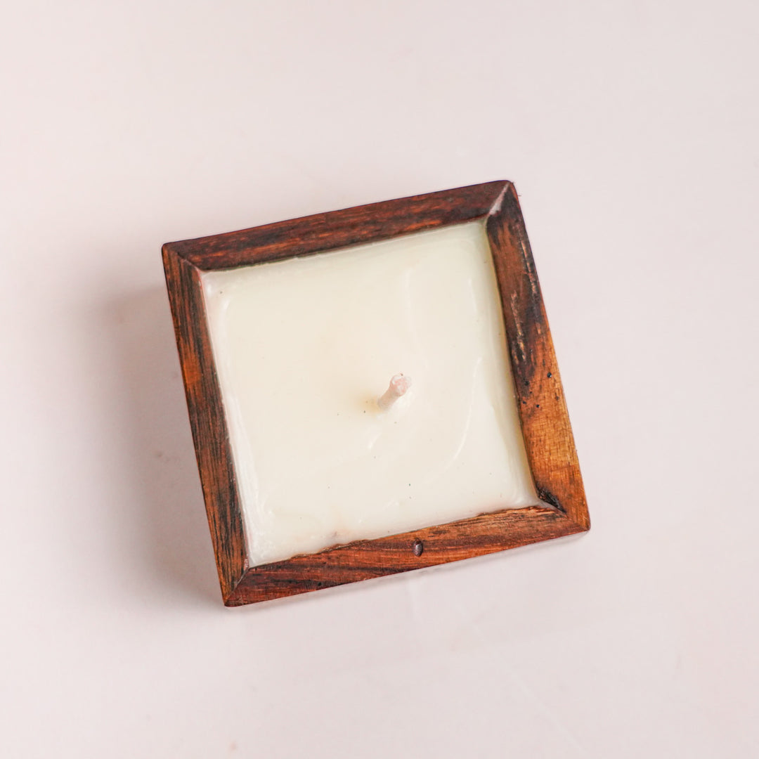 Handmade Square Shaped Soy Wax Candle