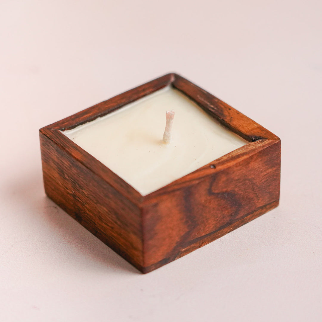 Handmade Square Shaped Soy Wax Candle