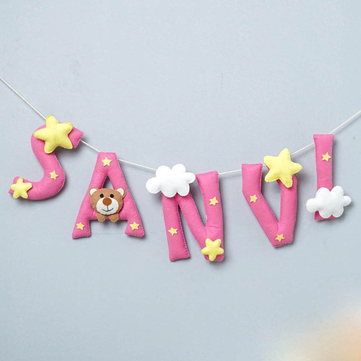 Personalized Felt Kids Teddy Themed Bunting