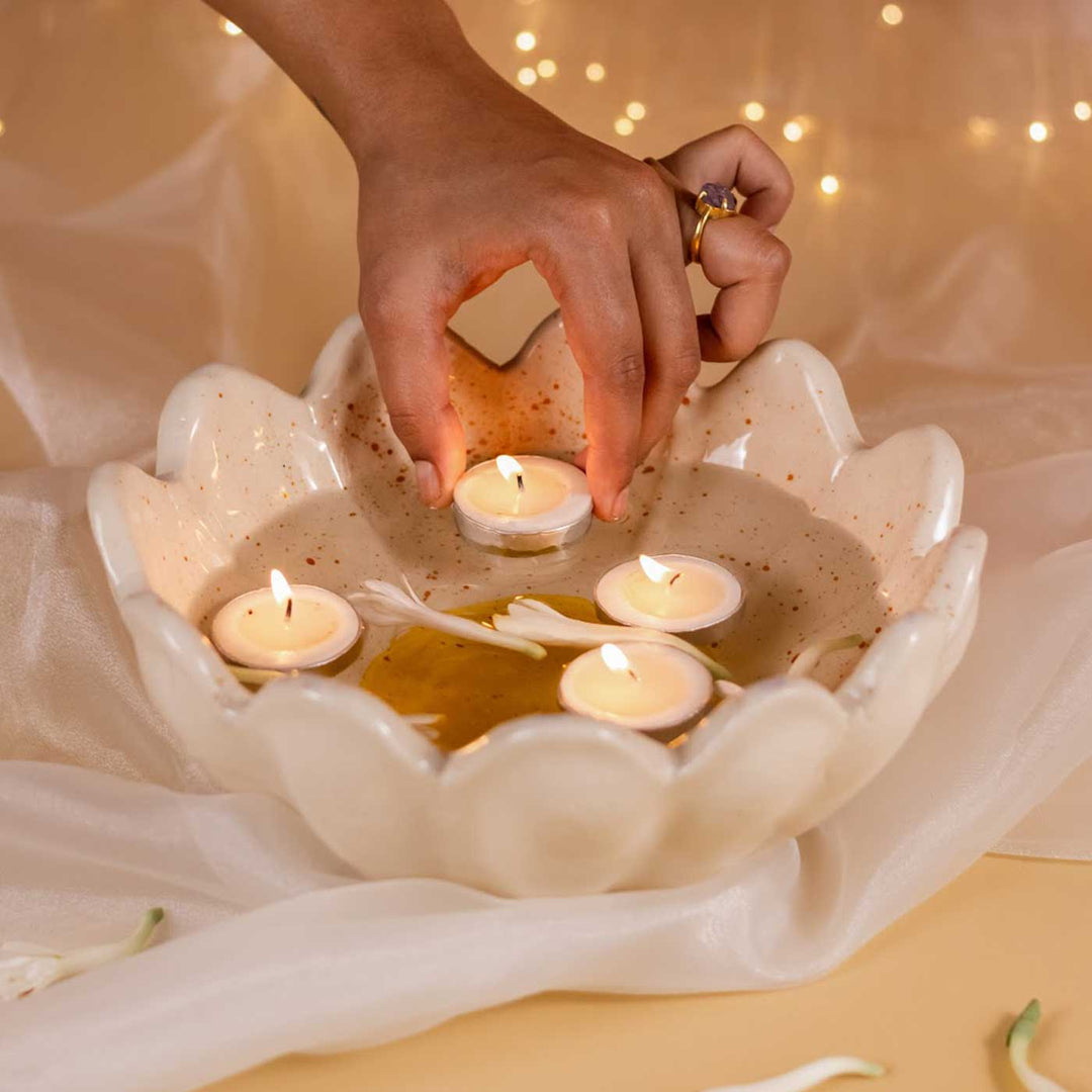 Handmade Large Daisy Daze Bowl