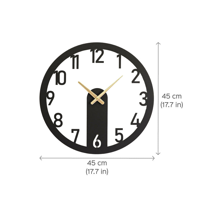 Minimalist Steel Wall Clock