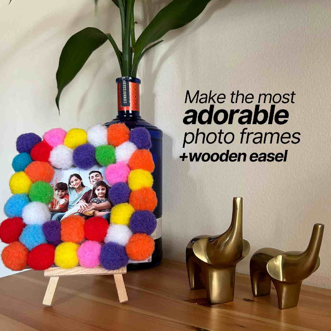 Pom Pom Photo Frame DIY Kit