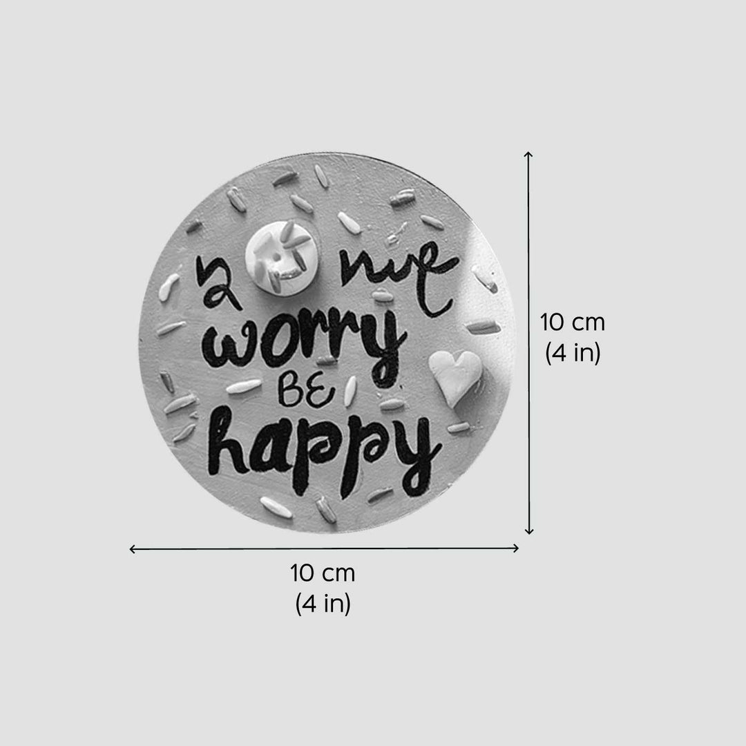 Personalized Do-Nut Worry Wooden Fridge Magnet