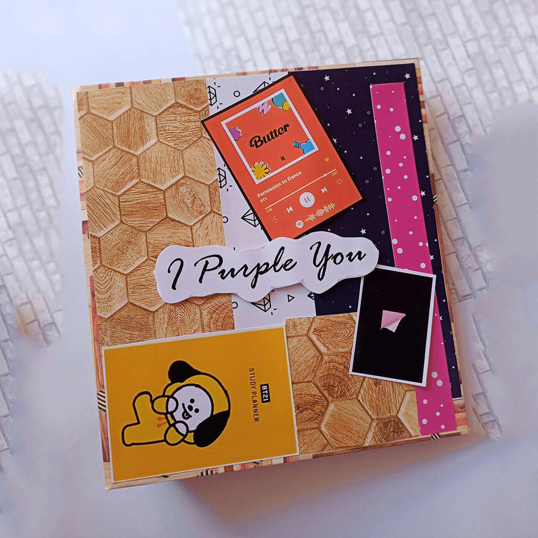 Handcrafted Kpop Themed Scrapbook Personalized With Your Photos & Messages