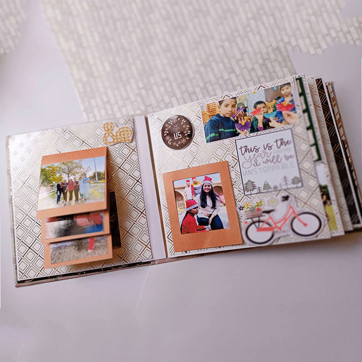 Handcrafted Baby Boy Scrapbook Personalized With Your Photos & Messages