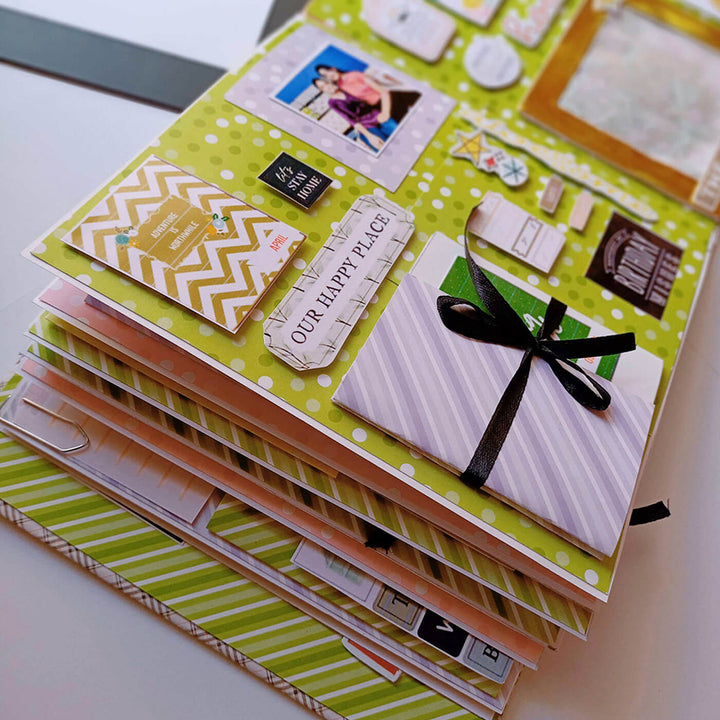 Handcrafted Birthday Scrapbook Personalized With Your Photos & Messages