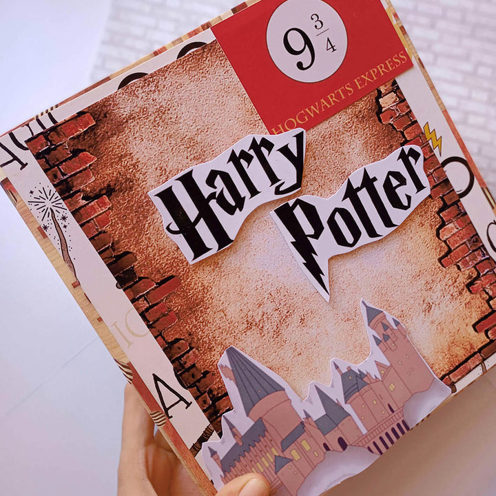 Handcrafted Hogwarts Themed Scrapbook Personalized With Your Photos & Messages