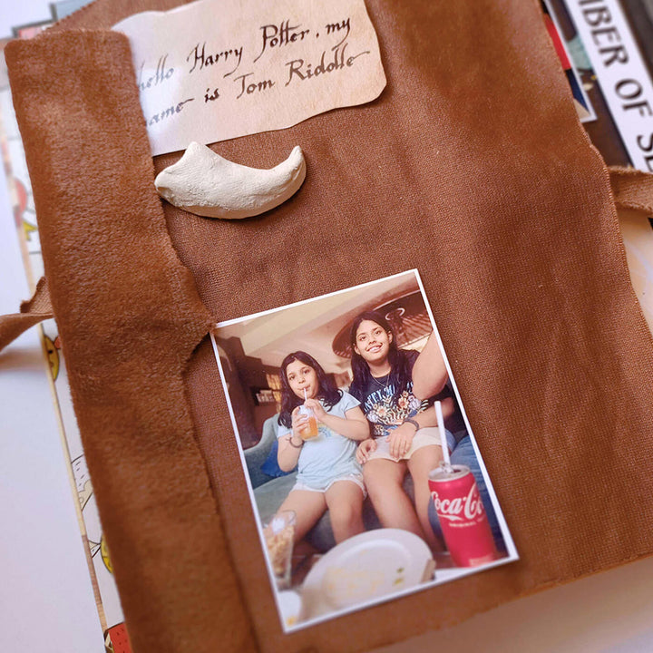 Handcrafted Hogwarts Themed Scrapbook Personalized With Your Photos & Messages