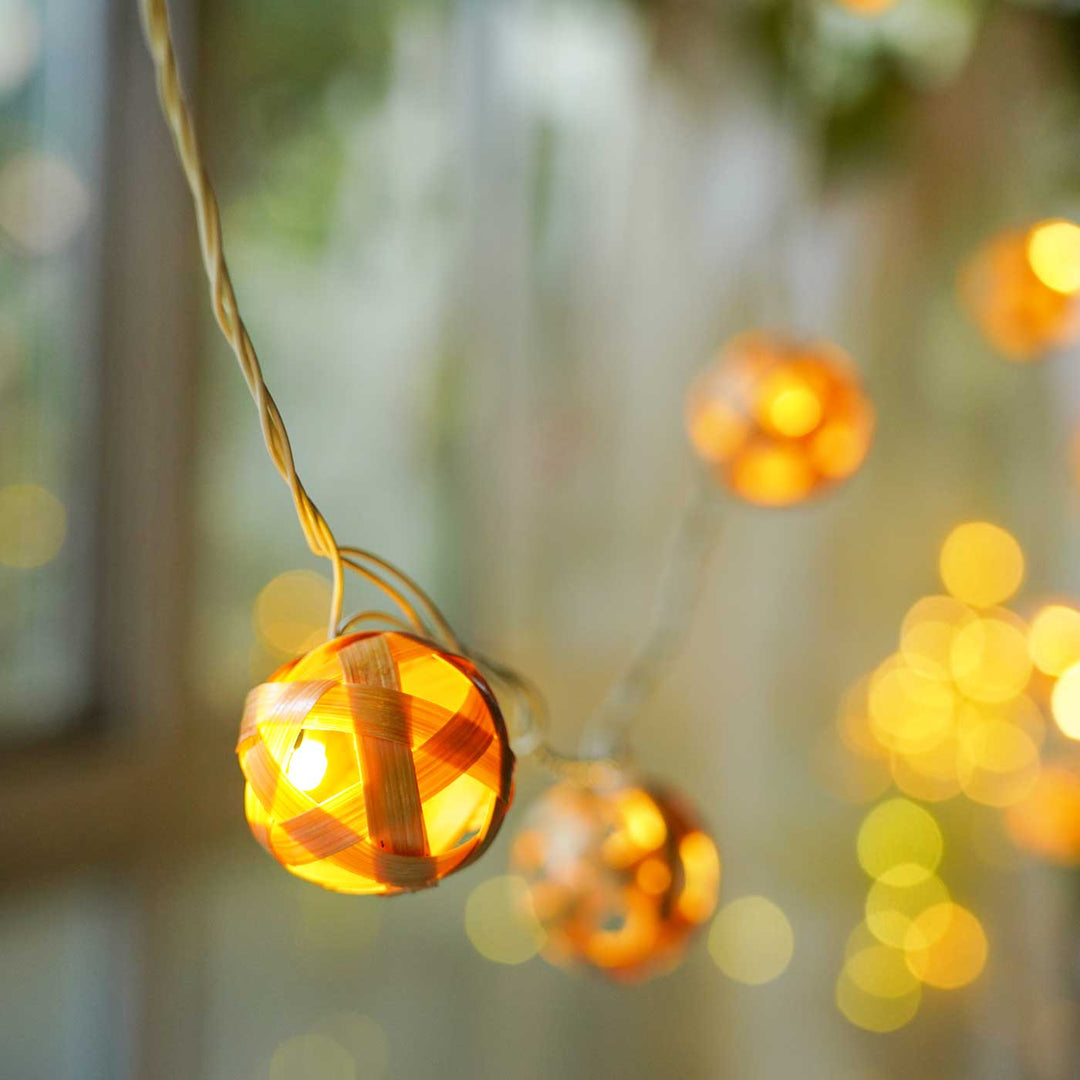 Eco-Friendly Handmade Decorative Ball Bamboo Fairy Light