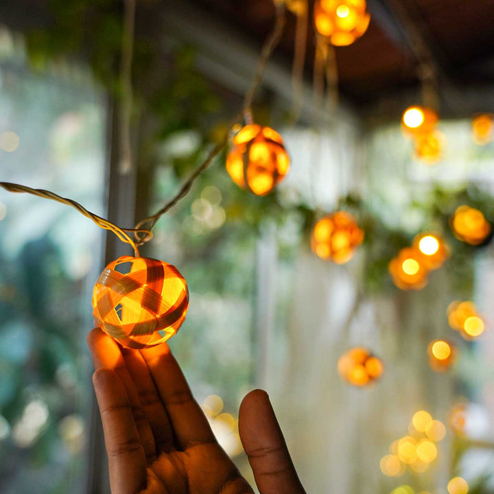 Eco-Friendly Handmade Decorative Ball Bamboo Fairy Light