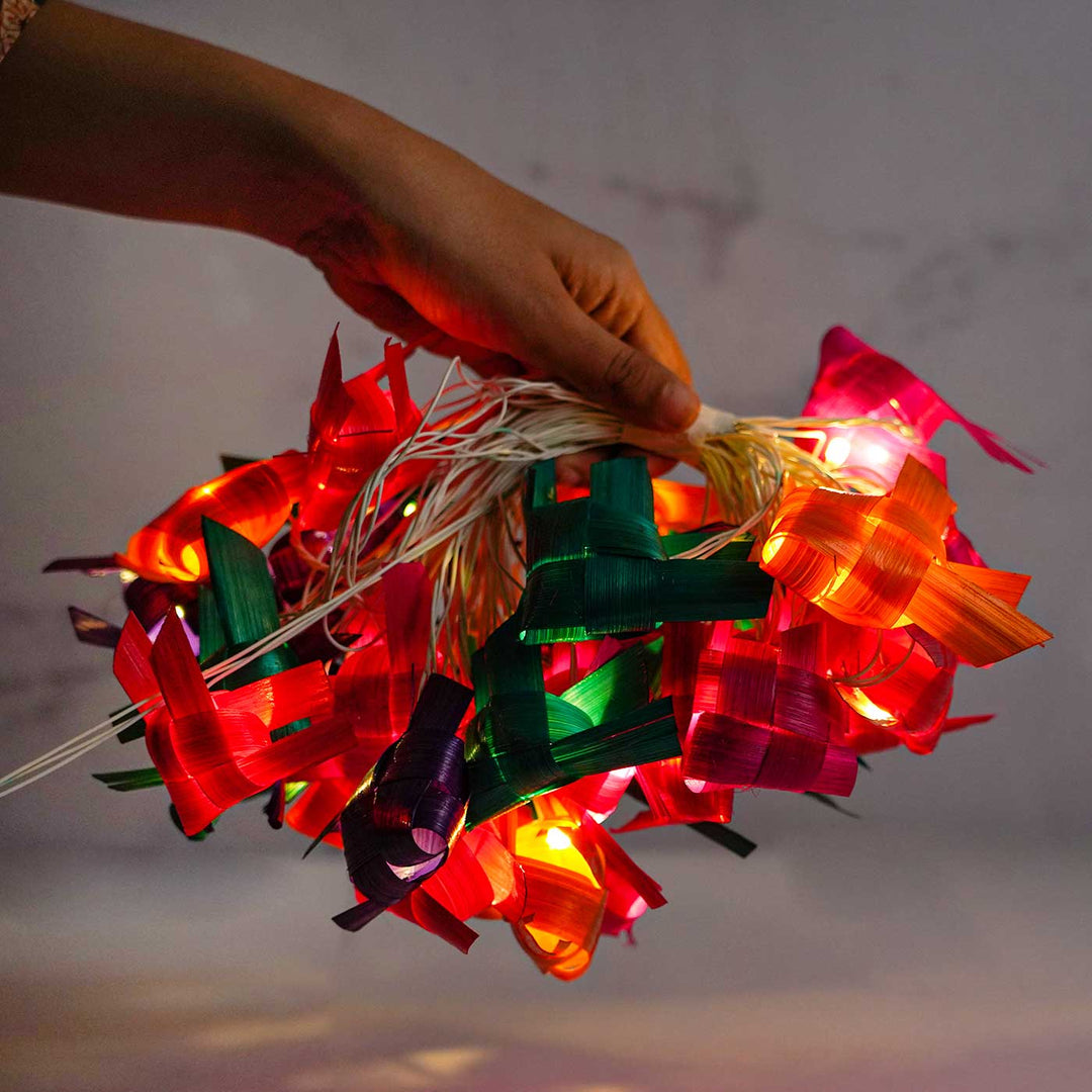 Eco-Friendly Handmade Decorative Multicolour Fish Bamboo Fairy Light