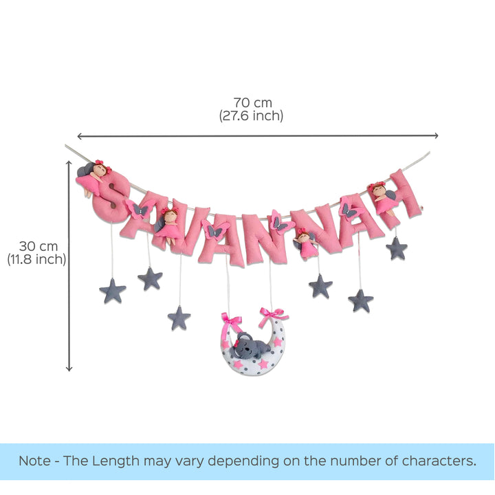 Handcrafted Personalized Fairy Themed Bunting For Kids