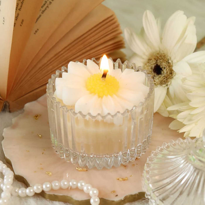 Handmade Crystal Soy Wax Scented Jar Candle