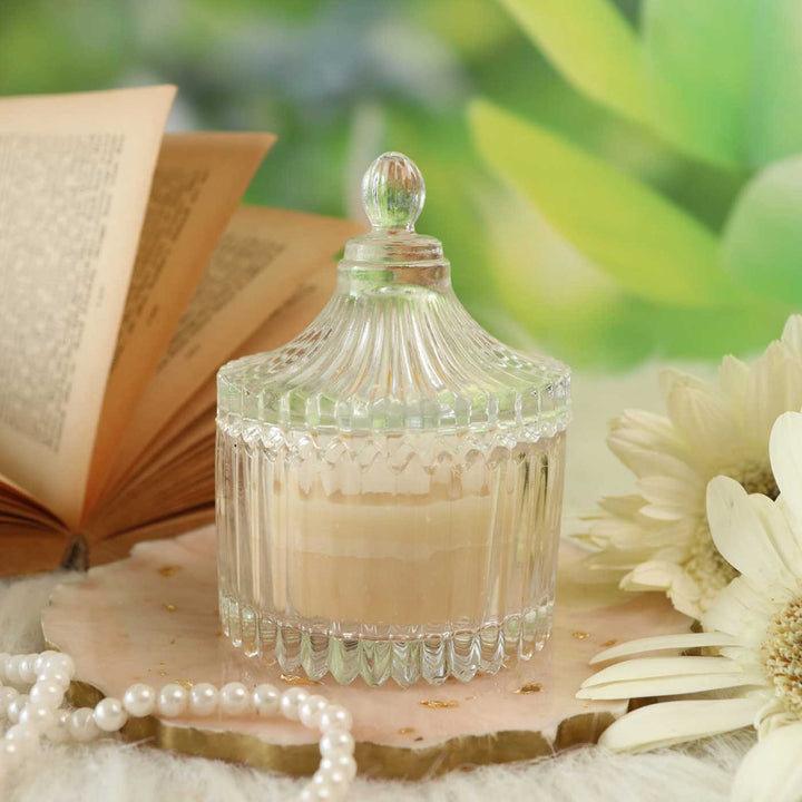 Handmade Crystal Soy Wax Scented Jar Candle