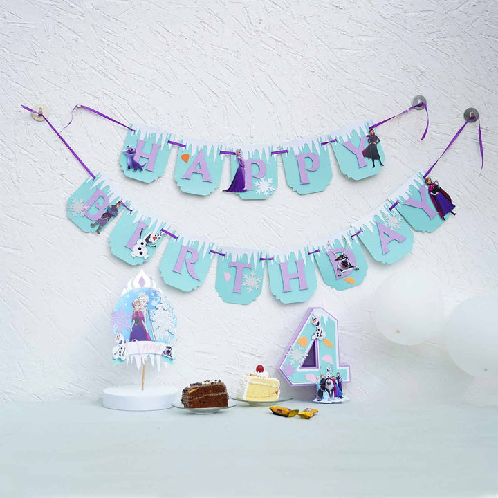 Frozen Themed Kids Birthday Party Decor - Set of 3