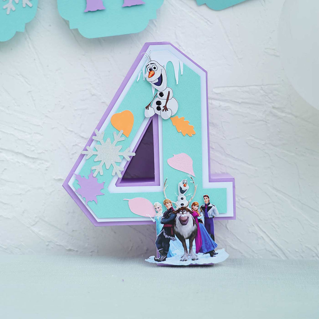 Frozen Themed Kids Birthday Party Decor - Set of 3