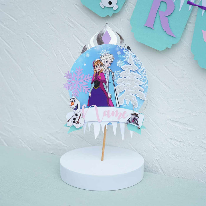 Frozen Themed Kids Birthday Party Decor - Set of 3