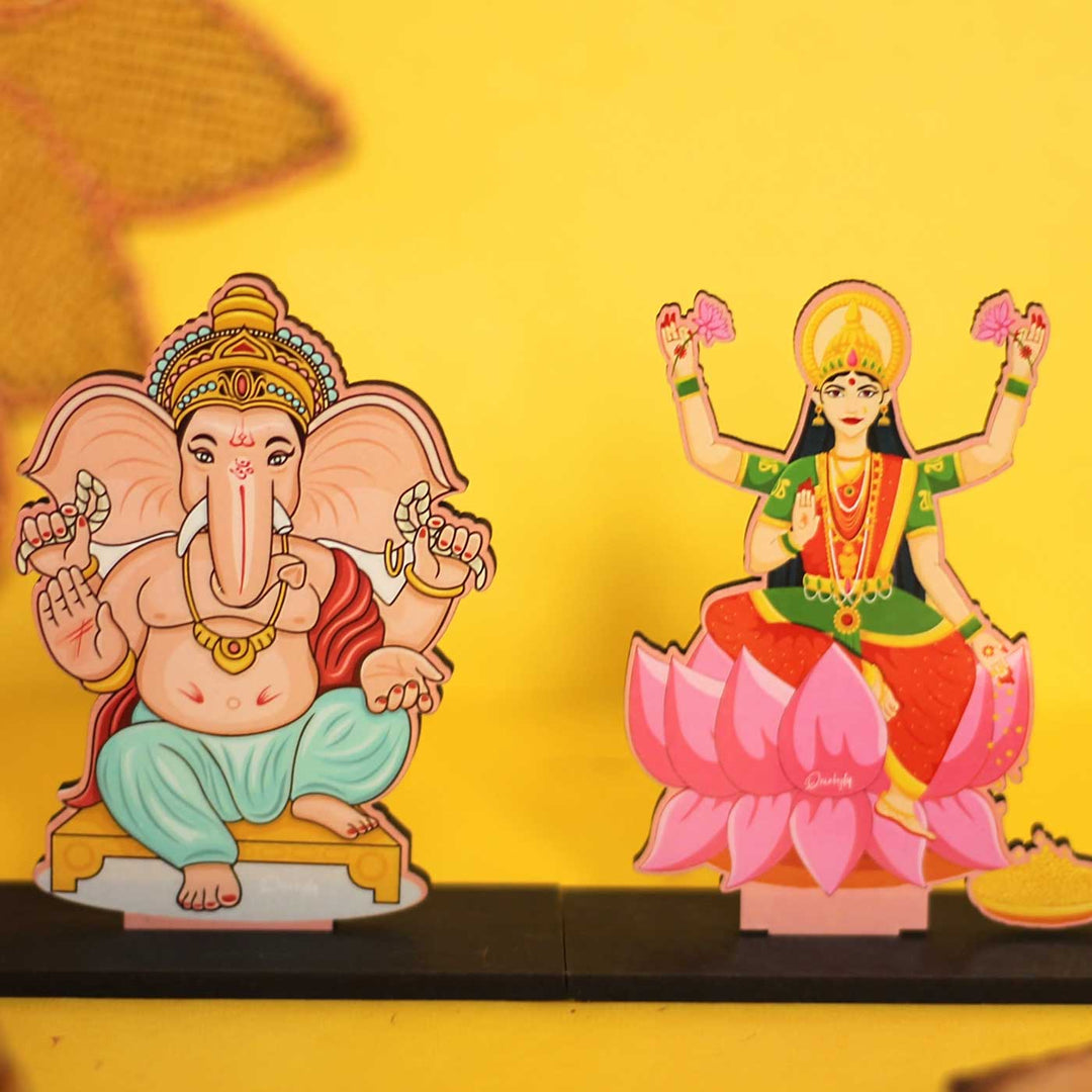 Shree Ganesha & Laxmiji Idols Festive Hamper