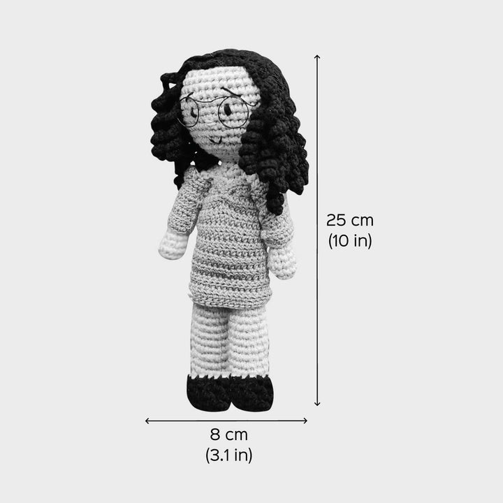 Photo Personalized Crochet Cute Girl Cotton Replica Doll