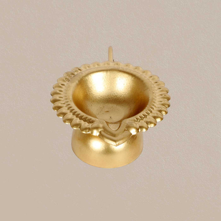 Handmade Gold Hath Oil Lamp / Diya | Set of 2