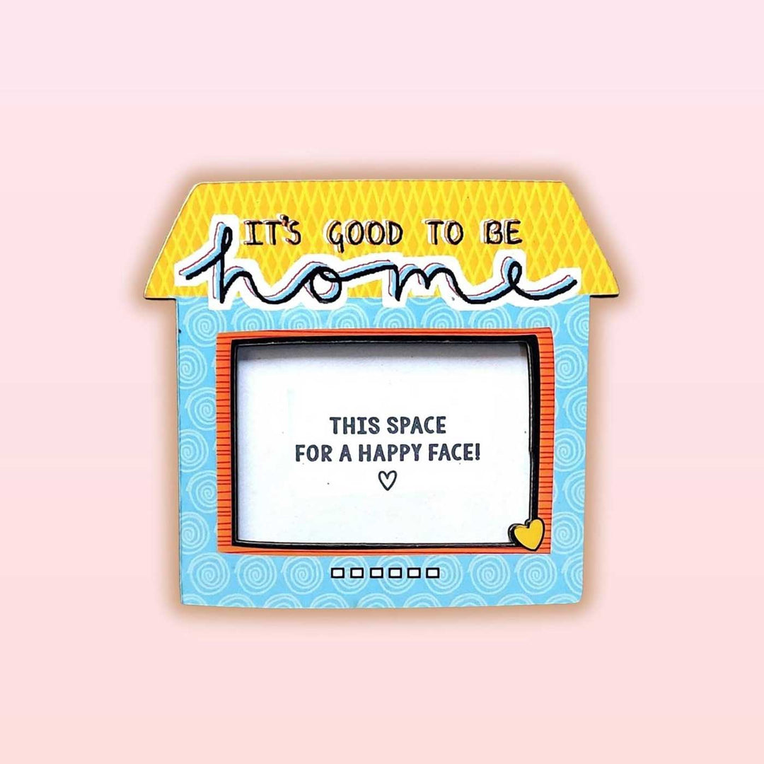 Handmade "Good To Be Home" Wooden Fridge Magnet