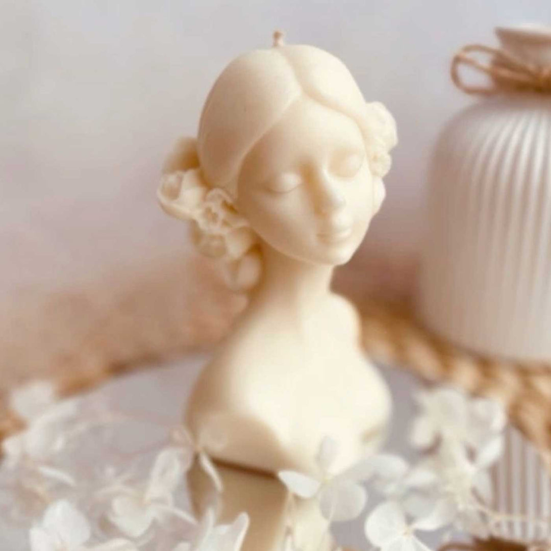 Handmade Greeklady Theme Soy Wax Candle