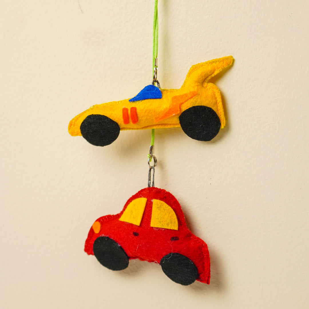 Personalized Vehicle Theme Felt Kids Name Plate