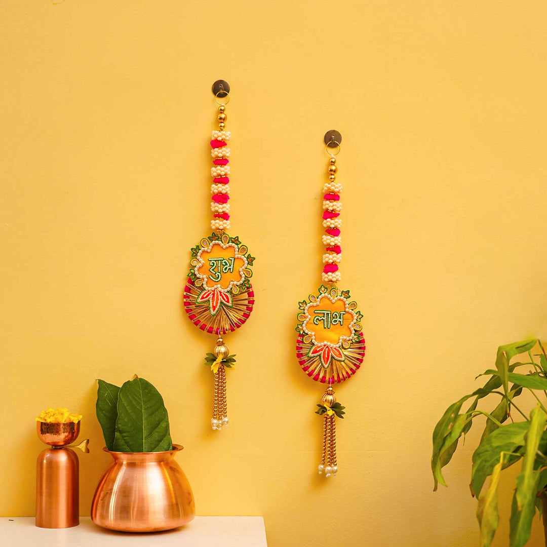 Handmade Decorative Bangles Shubh Labh Hanging