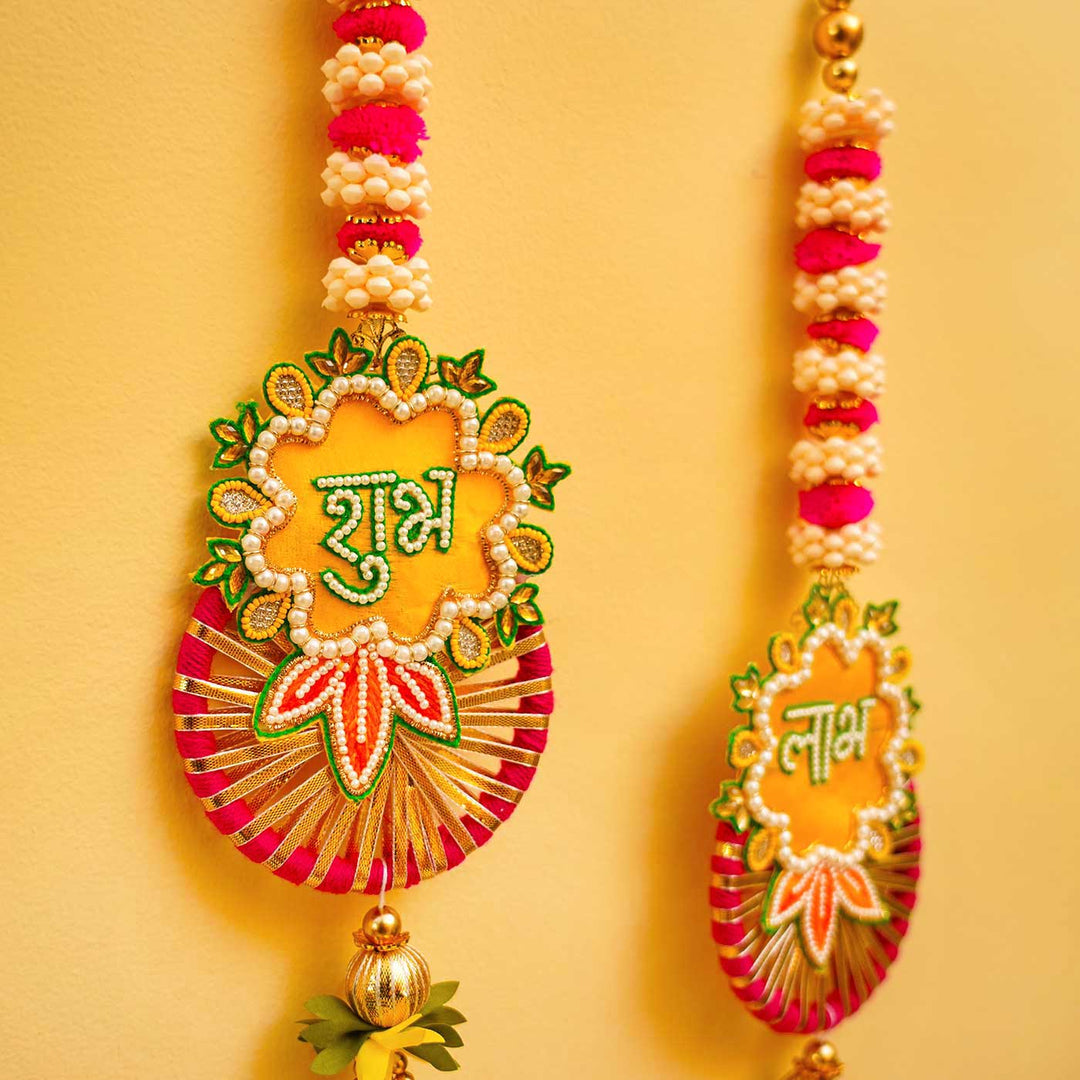 Handmade Decorative Bangles Shubh Labh Hanging