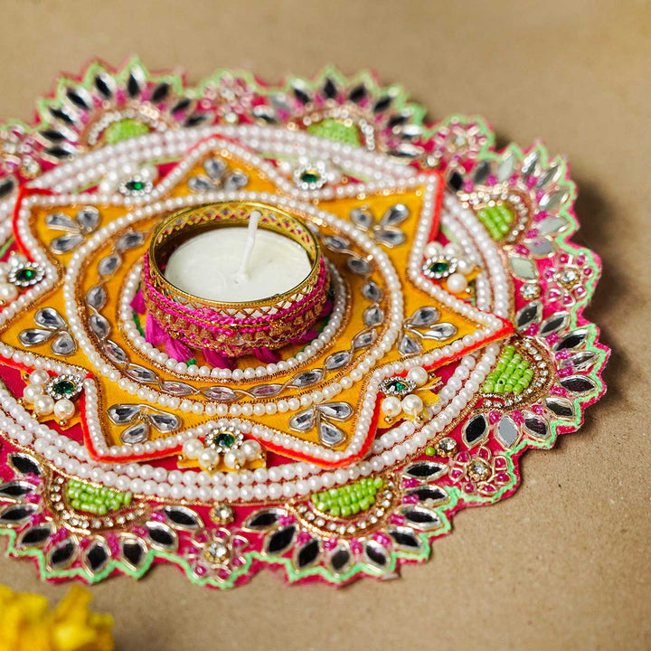 Handmade Decorative Star Rangoli