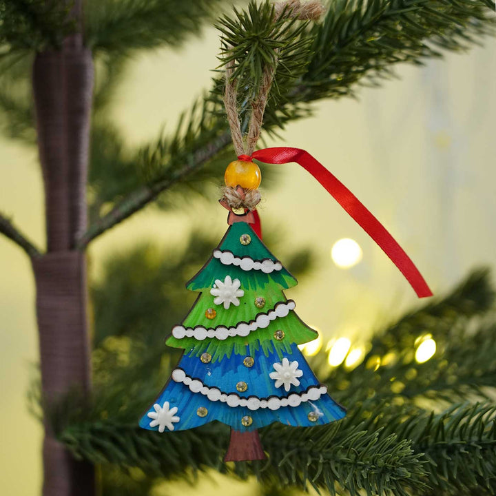 Handmade Green Ornament For Christmas Tree Decoration