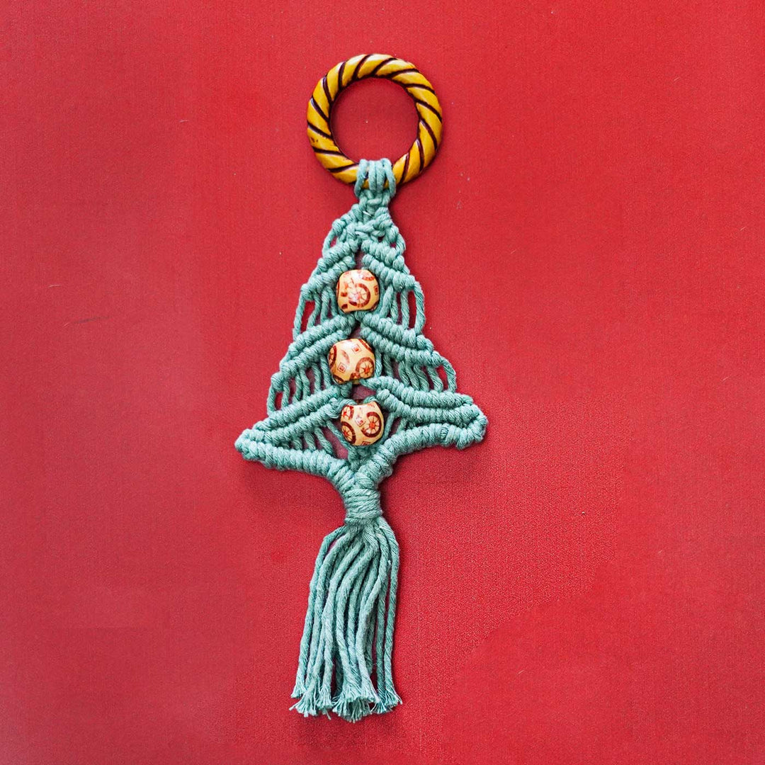 Handmade Winter Wonder Macrame Ornament For Christmas Tree Decoration