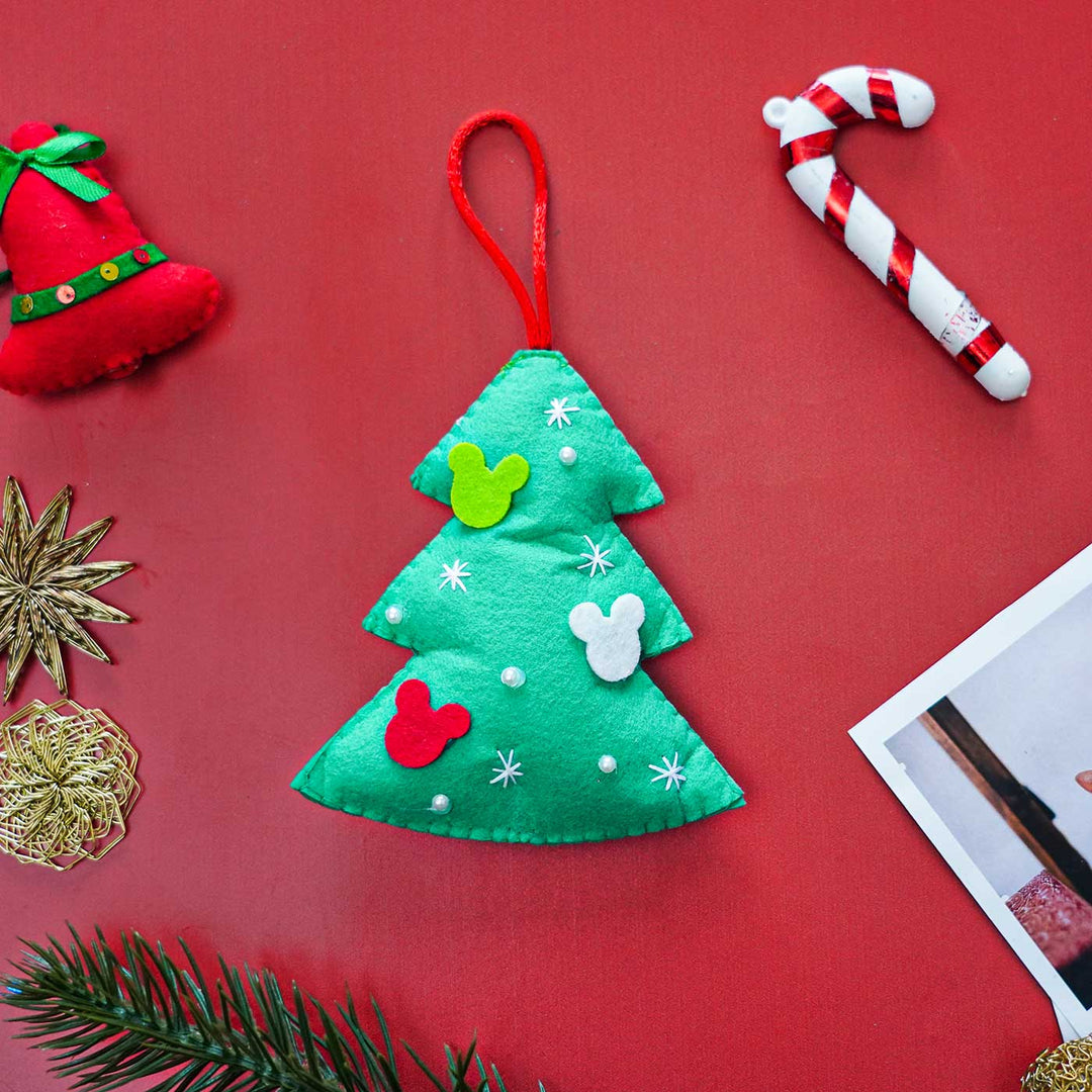 Handmade Xmas Tree Felt Ornament For Christmas Tree Decoration