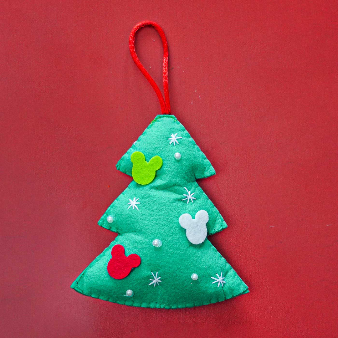 Handmade Xmas Tree Felt Ornament For Christmas Tree Decoration