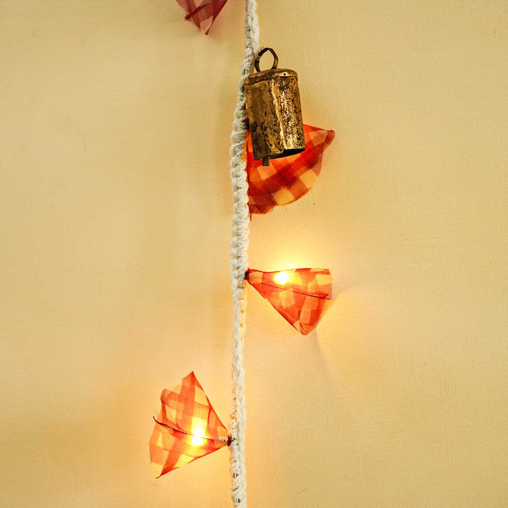 Handmade Xmas Tree Woolen Fairy Lights For Christmas Decoration