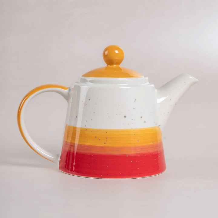 Handpainted Multicolour Ceramic Tea For One