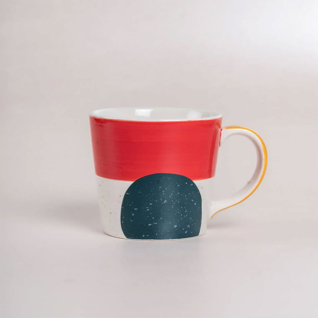 Handpainted Multicolour Ceramic Tea For One