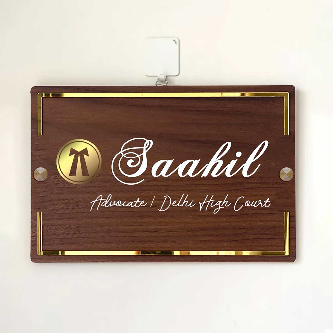 Desk Name Plate For Advocate | Advocate Name Plate For Table Desk :  Amazon.in: Car & Motorbike