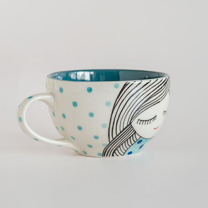 Handmade His & Her Morning Teacups & Saucers Set | Set Of 2