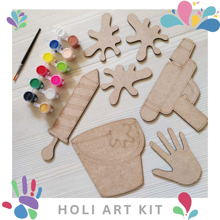 Handmade Holi Painting Art DIY Kit | Set of 8