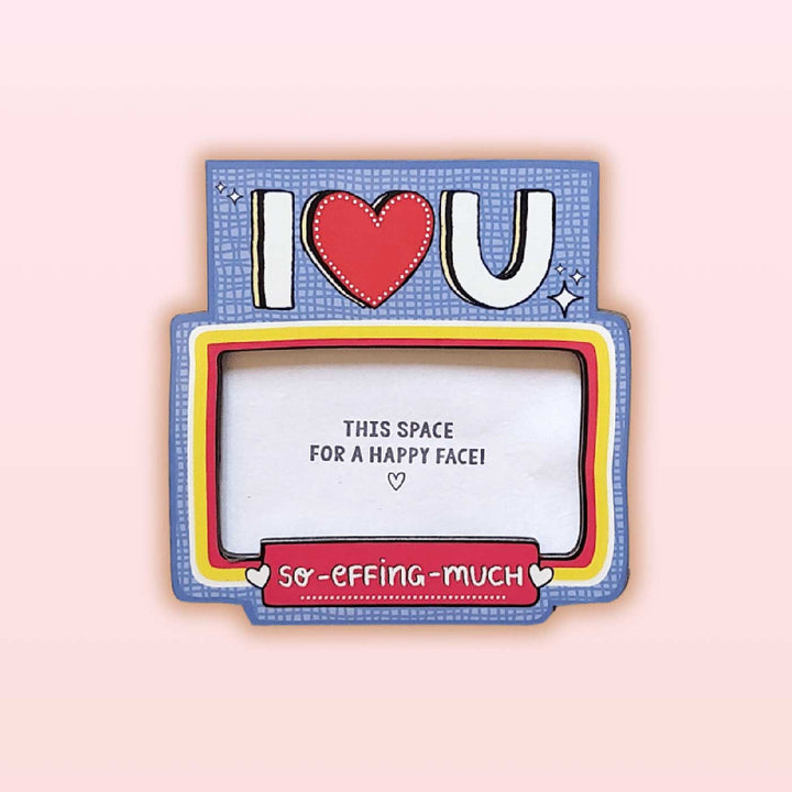 Handmade "I Love You..So Eff-Ing Much" Wooden Fridge Magnet