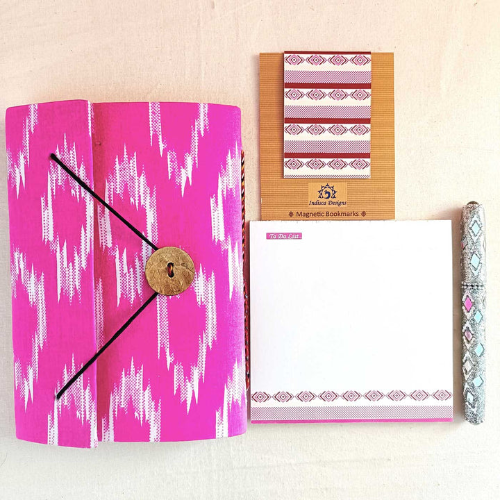 Handmade Ecofriendly Sambalpuri Themed Paper Stationery Hamper