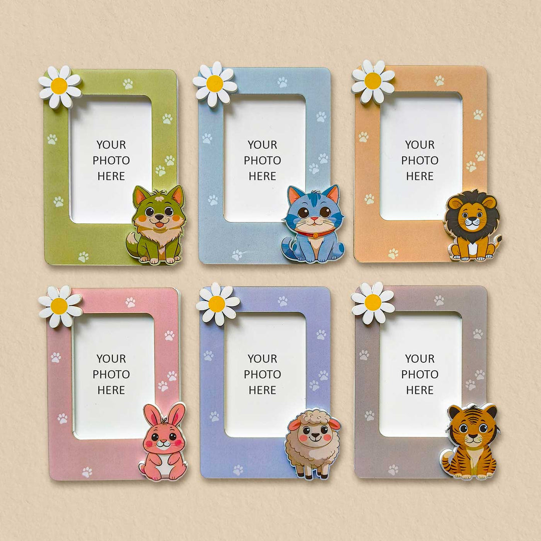 Kids Themed Acrylic Fridge Magnet | Set Of 2